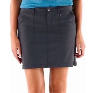 REI Charcoal Grey skirt with built in shorts